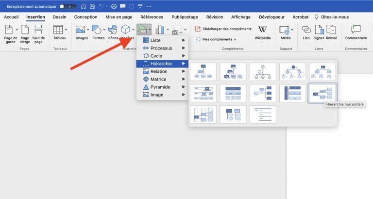 Faire Un Organigramme Sur Word Facilement Avec L'outil Smart Art