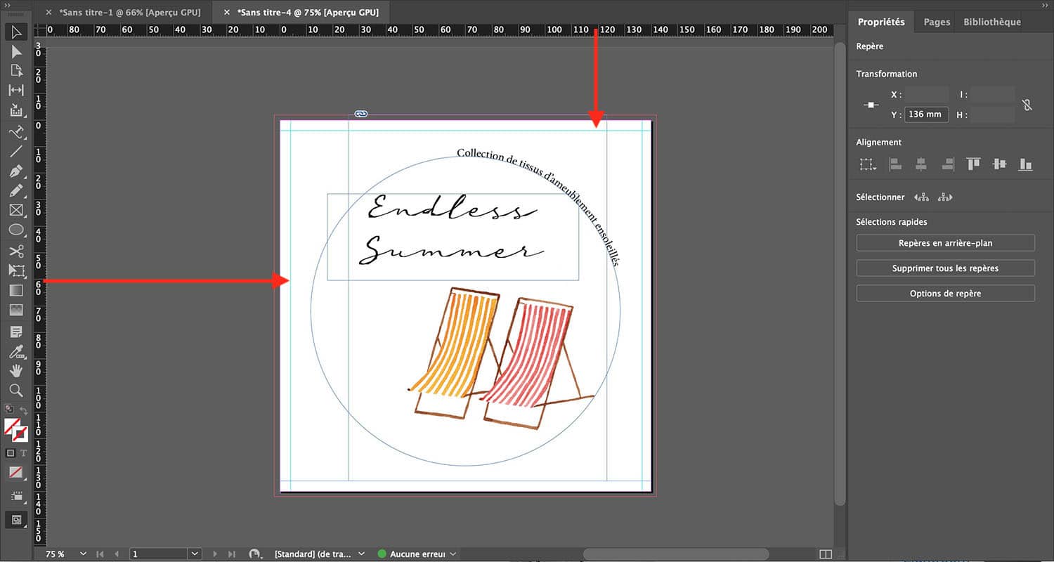 Comment avoir un format de document circulaire sur InDesign - Formafly