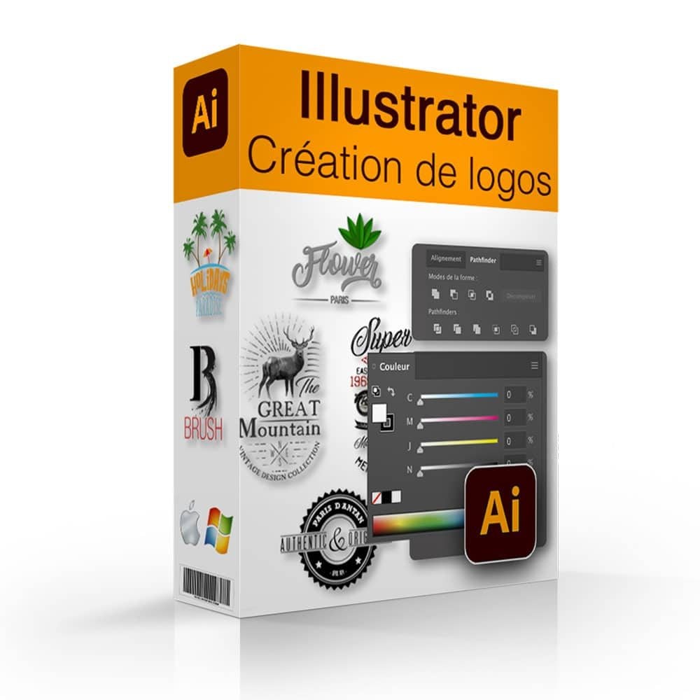 Formation Illustrator Création de logos