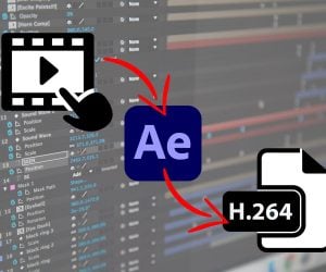 Comment avoir le format h.264 sur After Effects